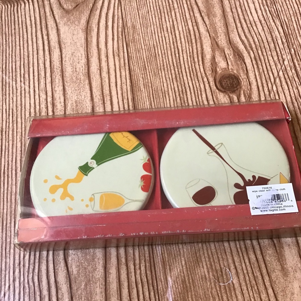 NEW Wine Champagne Coasters